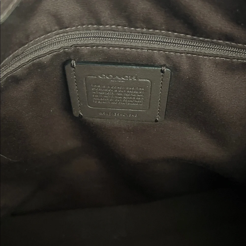 Coach tote signature